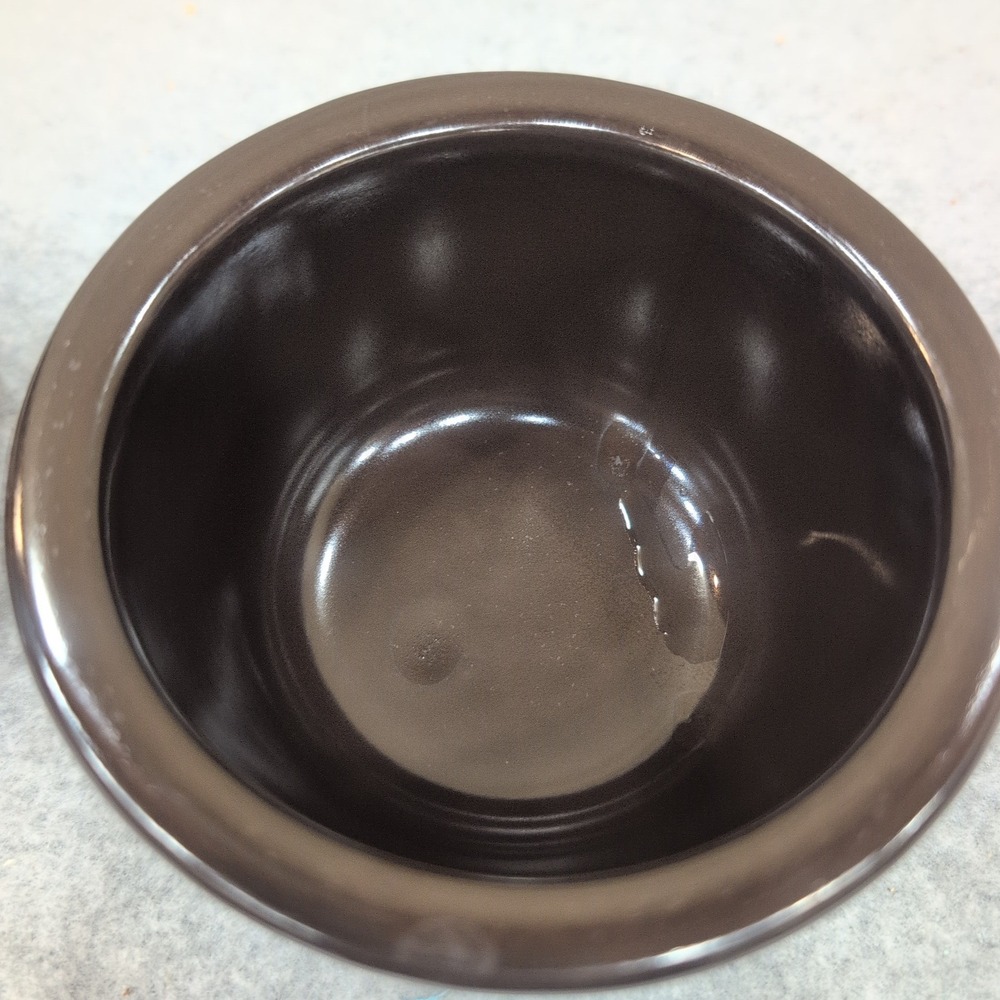 Franciscan Brown Glazed Ceramic Sugar Bowl with Lid Vintage Stoneware - Picture 5 of 7
